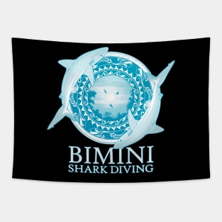 Caribbean Reef Sharks Bimini Bahama Islands Tapestry