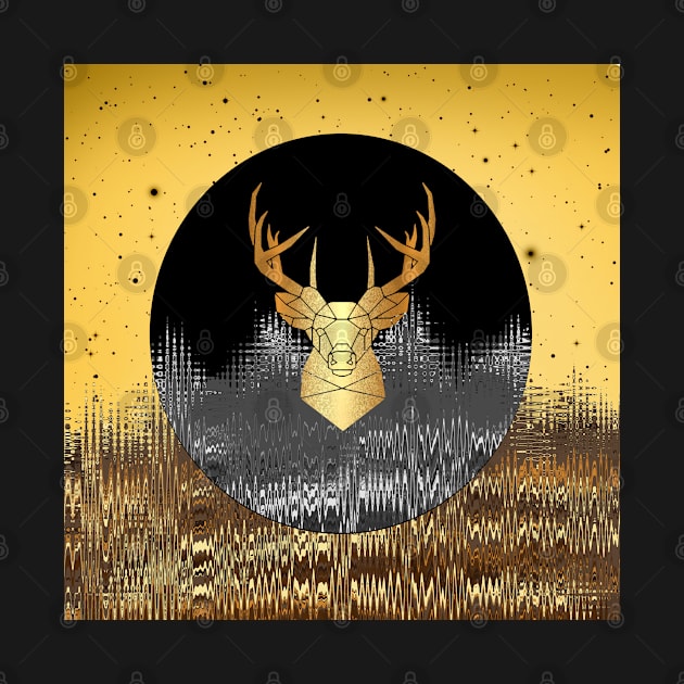 Deer luxury trendy art by Top Dopes