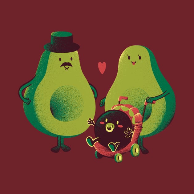 Avocado Family Best Mom Best Dad by Tobe Fonseca by Tobe_Fonseca