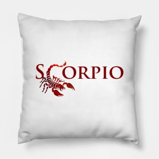 Scorpio Design Pillow