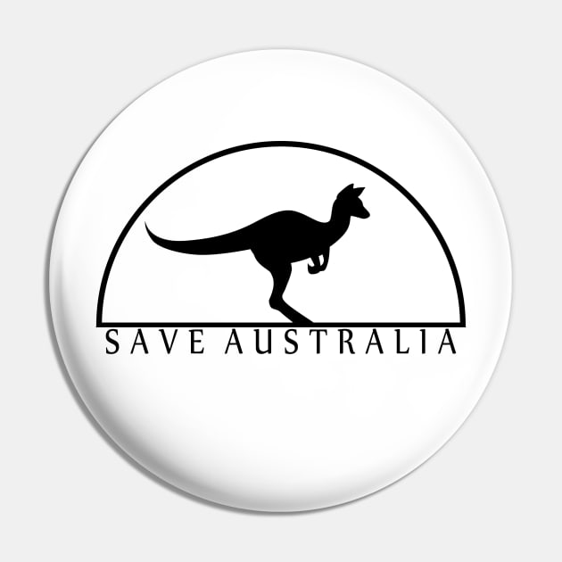 Save Australia Pin by SakuraDragon