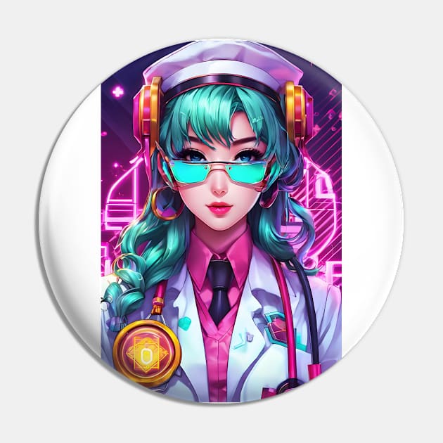 Beautiful neon doctor Pin by Spaceboyishere