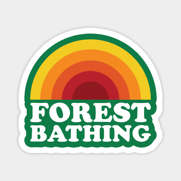 Forest Bathing Sunrise Magnet by PodDesignShop