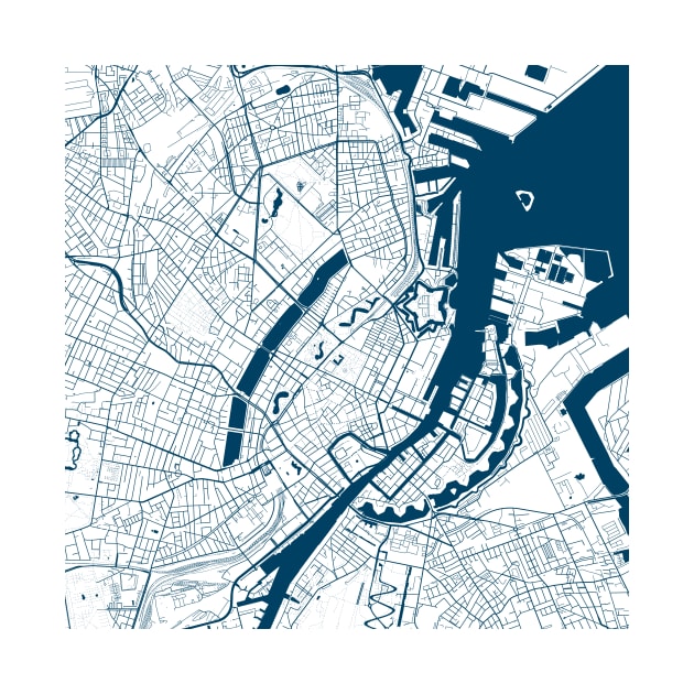 Kopie von Kopie von Kopie von Kopie von Kopie von Kopie von Kopie von Kopie von Kopie von Lisbon map city map poster - modern gift with city map in dark blue by 44spaces