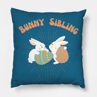 Cutest Bubby Sibling Easter Day Pillow