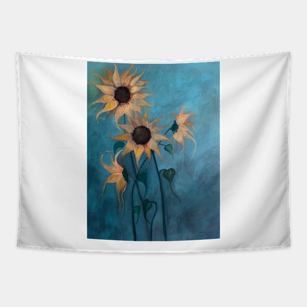 sunflowers Tapestry by momo1