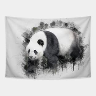 Panda Bear Animal Wild Forest Jungle China Bamboo Nature Asia Tapestry