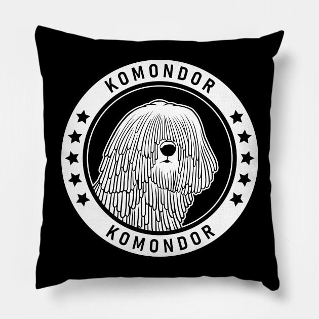 Komondor Fan Gift Pillow by millersye