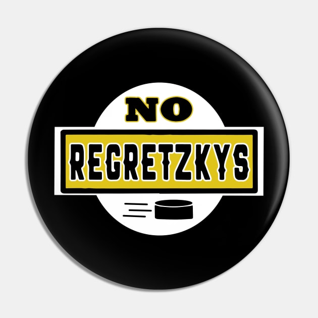 No Regretzkys White Hockey Jersey