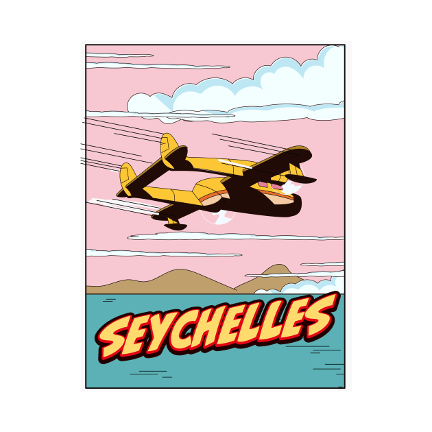 Seychelles Travel cartoon by nickemporium1