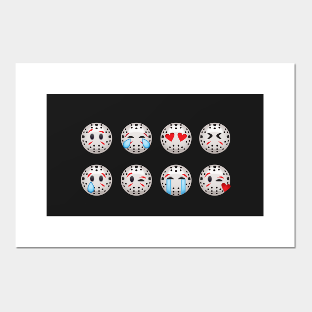 Friday The 13th Emojis Emoticon Posters And Art Prints Teepublic