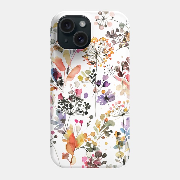 Spring Wild Grasses Phone Case by ninoladesign