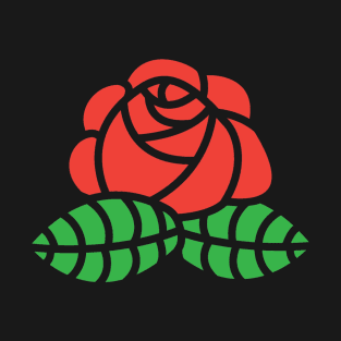 rose with leaves T-Shirt