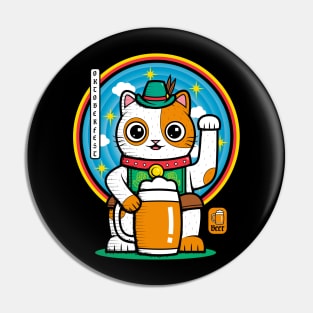 Oktoberfest Neko Pin