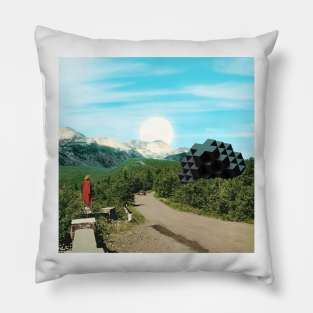 Show The Daylight - Surreal/Collage Art Pillow