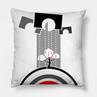 Abstract geometrical pattern in constructivism style Pillow