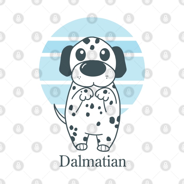 Cute Dogs illustrations - Dalmatian by MariOyama