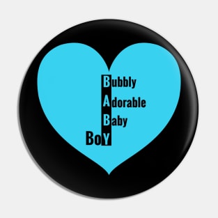 Bubbly Adorable Baby Boy Gifts Pin