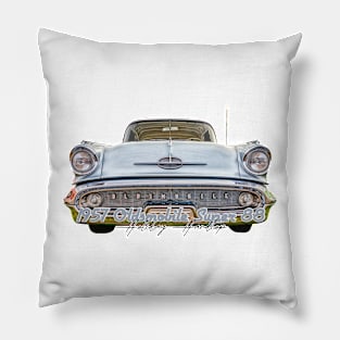 1957 Oldsmobile Super 88 Holiday Hardtop Pillow