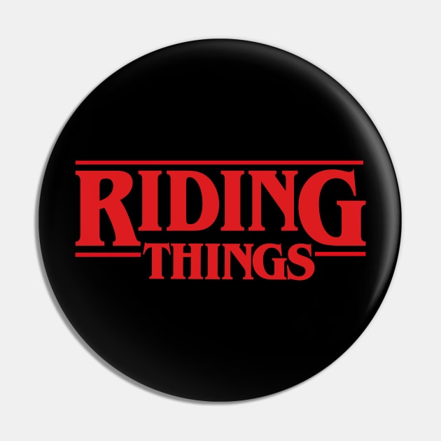 Riding Things 80's retro bike BMX Vintage Bicycle Pin by LaundryFactory