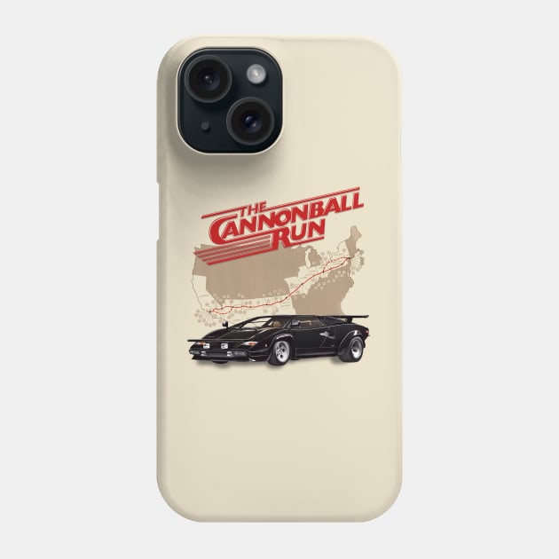 The Cannonball Run Phone Case by darklordpug