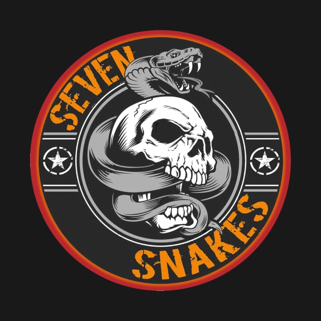 Skully & Snake Logo by Seven Snakes