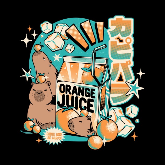 Capybara Japanese Orange Juice by Tobe Fonseca by Tobe_Fonseca