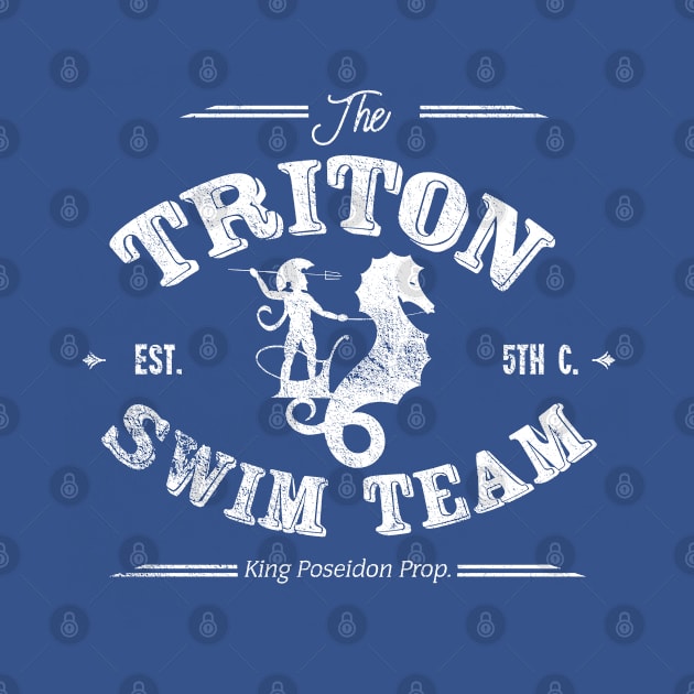 Triton Swim Team, distressed by hauntedjack