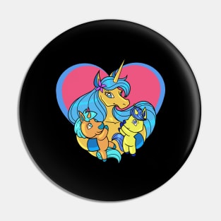 Unicorn mom with unicorn daughters Pin