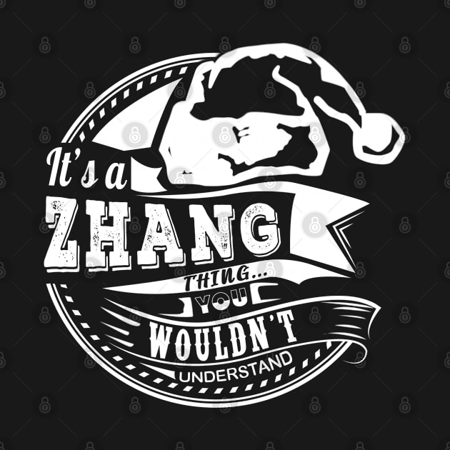 It's a Zhang thing - Hat Xmas Personalized Name Gift by Cave Store