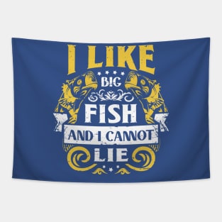 i like big fish and i can't lie 5 Tapestry