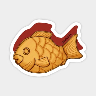 Fish shaped taiyaki cake Magnet