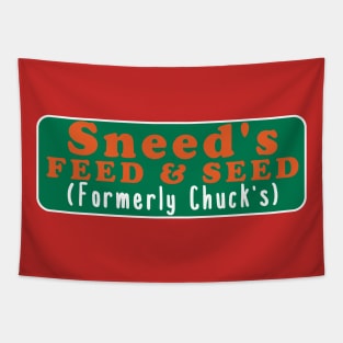 Sneed's Feed and Seed - Meme, Ironic, Parody Tapestry