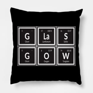 Glasgow City | Periodic Table of Elements Pillow