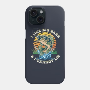 I Like Big Bass & I Cannot Lie, Fishing Phone Case