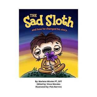 The Sad Sloth - Flower T-Shirt