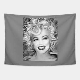 MMother Of Pearl blackandwhite Tapestry