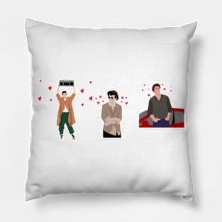 80s heartthrob line up Pillow