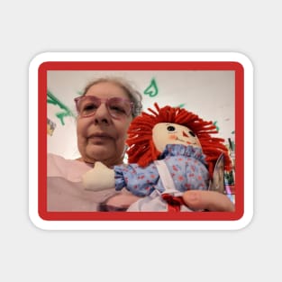 Raggedy judy and ann Magnet