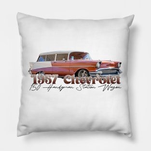 1957 Chevrolet 150 Handyman Station Wagon Pillow