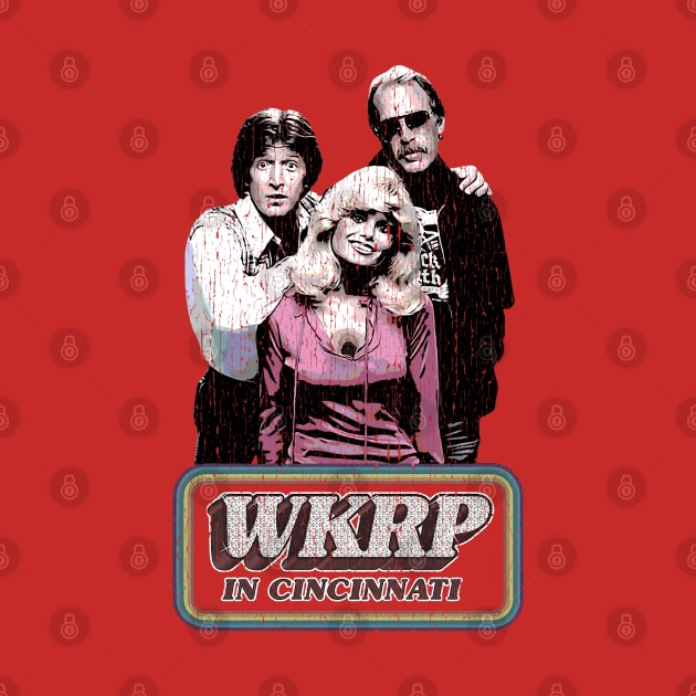 retro wkrp in cincinnati worn crack by THE SUP OMO