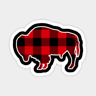 Buffalo Plaid Pattern Christmas Funny Gift Magnet