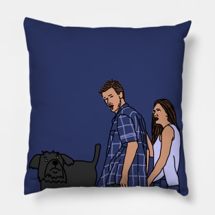 Distracted Boyfriend and Fergus the Dog Pillow