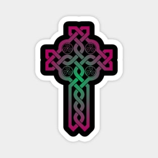 Celtic Cross With Triskeles Magnet