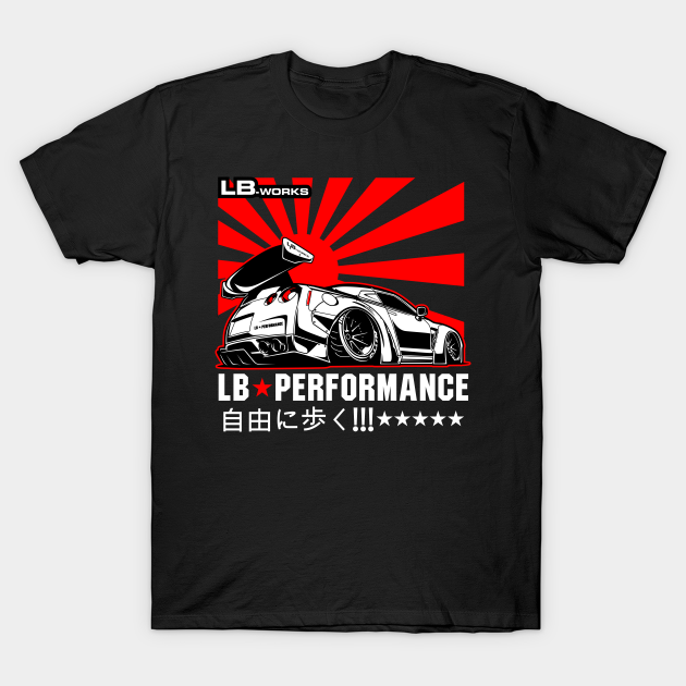 Shift Shirts Widezilla Nissan R35 GTR Liberty Walk Inspired Unisex T-Shirt Shift Shirts Widezilla Nissan R35 GTR Liberty Walk Inspired Unisex T-Shirt