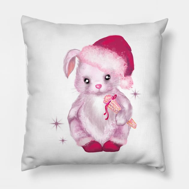 honey bunny Pillow by Ljuko