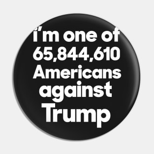 Americans Against Trump - white version Pin