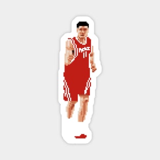 Yao Ming Pixel Running Magnet