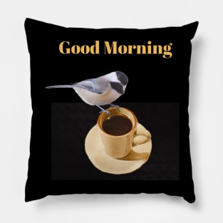 Good Morning Bird Pillow