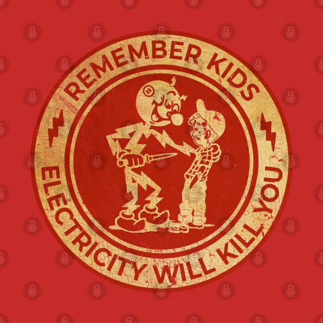 Vintage Remember Kids Red Art by TEWAXXX99